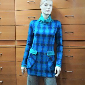 POCKET TUNIC LONG SLEEVE STRETCH MADE IN EUROPE